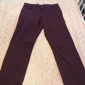 Lauren Conrad Plum Purple Skinny Jeans